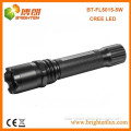 Factory Supply 1*18650 lithium battery Powered Most Powerful Long Beam Distance Aluminum Cree XPG 5W led Rechargeable Flashlight